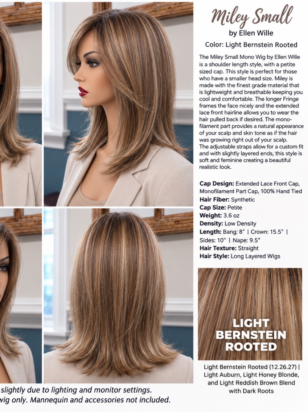 Miley SMALL by Ellen Wille in Light Bernstein Rooted 12.26.27